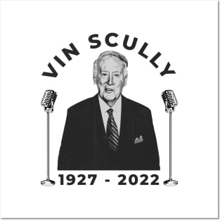 vin scully 1927 - 2022 Posters and Art